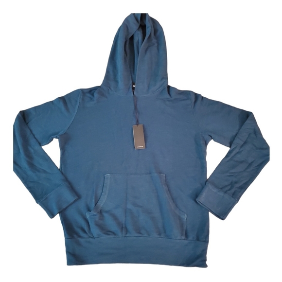 Monrow Super Soft Hoodie Abyss Green XS NWOT - Picture 1 of 5